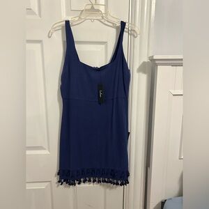 Lulus Blue Sleeveless Dress
